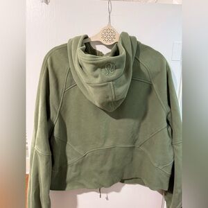 lululemon athletica Olive Green scuba full zip up